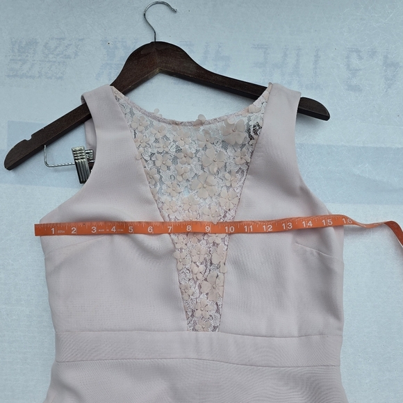 Karl Lagerfeld Lace Plunge Dress - Picture 12 of 15